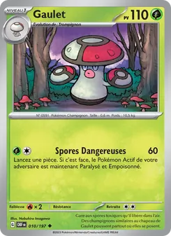 Carte Gaulet de l'extension Flammes Obsidiennes, numéro 010/197