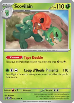 Carte Scovilain de l'extension Flammes Obsidiennes, numéro 025/197