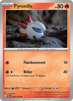 Carte Pyronille de l'extension Flammes Obsidiennes, numéro 040/197