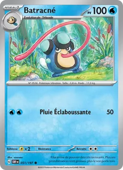 Carte Batracné de l'extension Flammes Obsidiennes, numéro 051/197