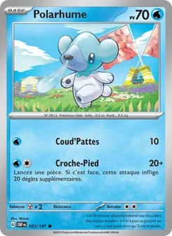 Carte Polarhume de l'extension Flammes Obsidiennes, numéro 053/197