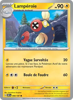 Carte Lampéroie de l'extension Flammes Obsidiennes, numéro 068/197