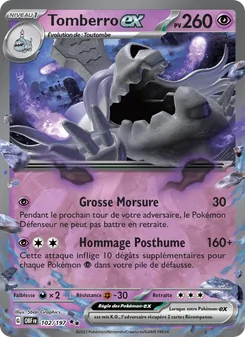Carte Tomberro-ex de l'extension Flammes Obsidiennes, numéro 102/197