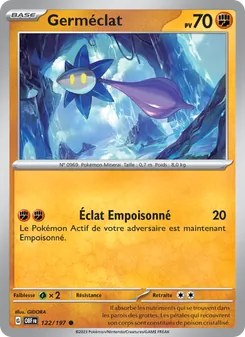 Carte Germéclat de l'extension Flammes Obsidiennes, numéro 122/197