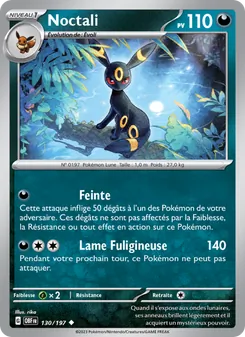 Carte Noctali de l'extension Flammes Obsidiennes, numéro 130/197