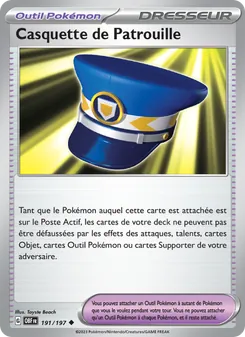 Carte Casquette de Patrouille de l'extension Flammes Obsidiennes, numéro 191/197