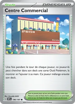 Carte Centre Commercial de l'extension Flammes Obsidiennes, numéro 196/197