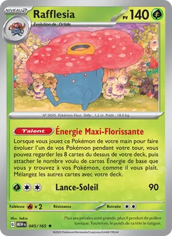 Carte Rafflesia de l'extension 151, numéro 045/165