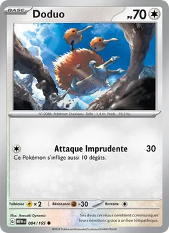 Carte Doduo de l'extension 151, numéro 084/165