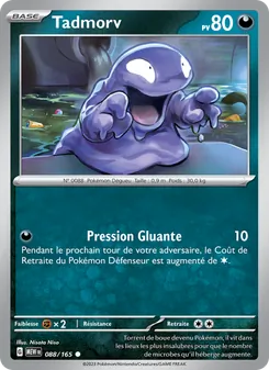 Carte Tadmorv de l'extension 151, numéro 088/165