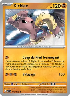 Carte Kicklee de l'extension 151, numéro 106/165