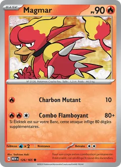 Carte Magmar de l'extension 151, numéro 126/165