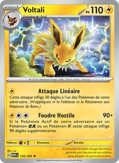 Carte Voltali de l'extension 151, numéro 135/165