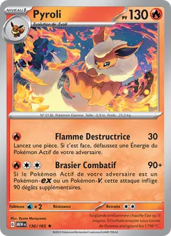 Carte Pyroli de l'extension 151, numéro 136/165