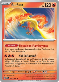 Carte Sulfura de l'extension 151, numéro 146/165