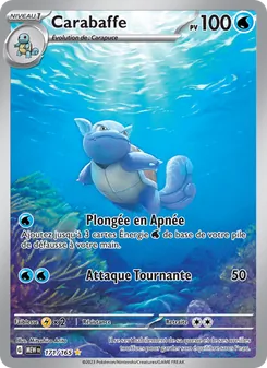 Carte Carabaffe de l'extension 151, numéro 171/165