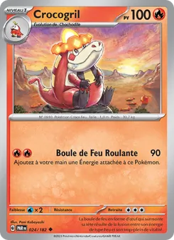 Carte Crocogril de l'extension Faille Paradoxe, numéro 024/182