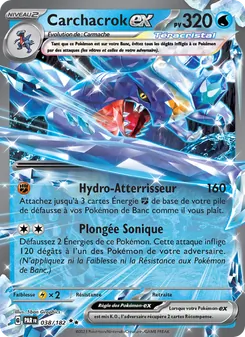 Carte Carchacrok-ex de l'extension Faille Paradoxe, numéro 038/182