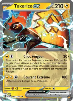 Carte Tokorico-ex de l'extension Faille Paradoxe, numéro 068/182
