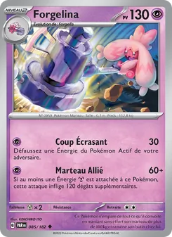 Carte Forgelina de l'extension Faille Paradoxe, numéro 085/182