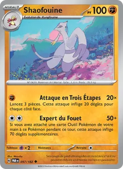 Carte Shaofouine de l'extension Faille Paradoxe, numéro 097/182