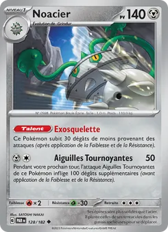 Carte Noacier de l'extension Faille Paradoxe, numéro 128/182