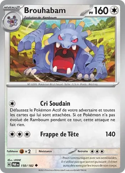 Carte Brouhabam de l'extension Faille Paradoxe, numéro 150/182