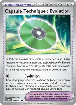 Carte Capsule Technique : Évolution de l'extension Faille Paradoxe, numéro 178/182