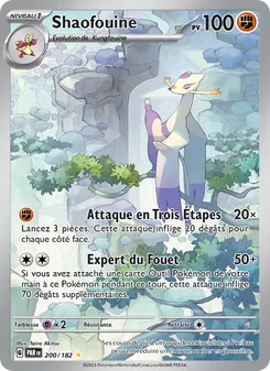 Carte Shaofouine de l'extension Faille Paradoxe, numéro 200/182