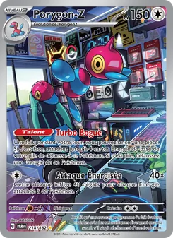 Carte Porygon-Z de l'extension Faille Paradoxe, numéro 214/182