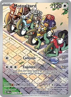 Carte Motorizard de l'extension Faille Paradoxe, numéro 215/182