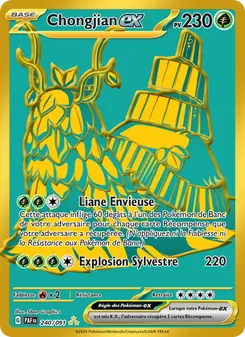 Carte Chongjian-ex de l'extension Destinées de Paldea, numéro 240/91