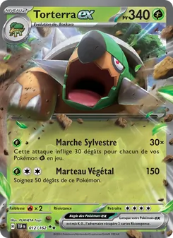 Carte Torterra-ex de l'extension Forces Temporelles, numéro 012/162