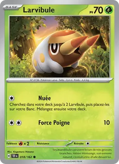 Carte Larvibule de l'extension Forces Temporelles, numéro 018/162
