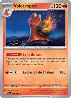 Carte Volcaropod de l'extension Forces Temporelles, numéro 029/162