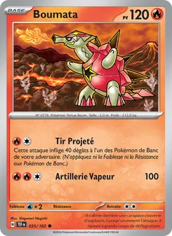 Carte Boumata de l'extension Forces Temporelles, numéro 035/162