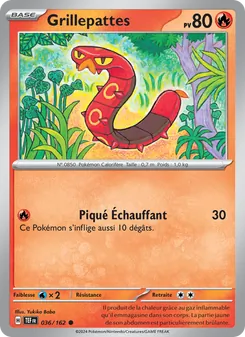 Carte Grillepattes de l'extension Forces Temporelles, numéro 036/162