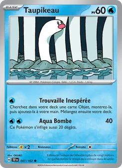 Carte Taupikeau de l'extension Forces Temporelles, numéro 047/162