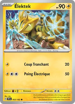Carte Élektek de l'extension Forces Temporelles, numéro 053/162