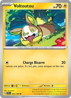 Carte Voltoutou de l'extension Forces Temporelles, numéro 058/162