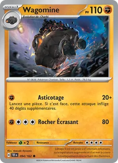 Carte Wagomine de l'extension Forces Temporelles, numéro 094/162