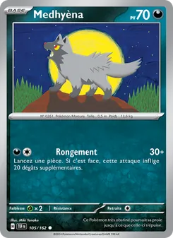 Carte Medhyèna de l'extension Forces Temporelles, numéro 105/162