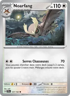 Carte Noarfang de l'extension Forces Temporelles, numéro 127/162