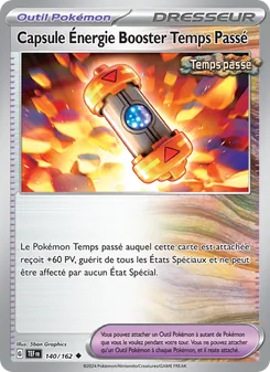 Carte Capsule Énergie Booster Temps Passé de l'extension Forces Temporelles, numéro 140/162