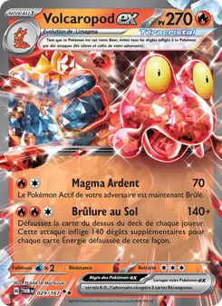 Carte Volcaropod-ex de l'extension Mascarade Crépusculaire, numéro 029/167