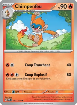 Carte Chimpenfeu de l'extension Mascarade Crépusculaire, numéro 032/167