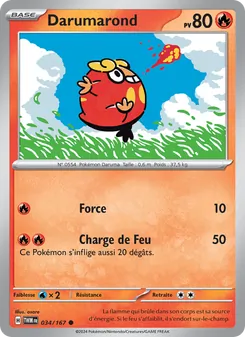 Carte Darumarond de l'extension Mascarade Crépusculaire, numéro 034/167