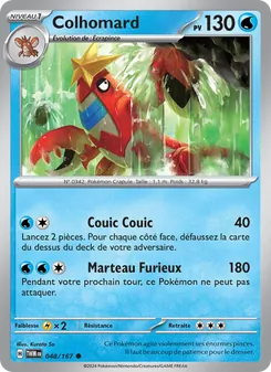 Carte Colhomard de l'extension Mascarade Crépusculaire, numéro 048/167