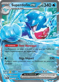Carte Superdofin-ex de l'extension Mascarade Crépusculaire, numéro 061/167