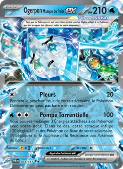 Carte Ogerpon Masque du Puits-ex de l'extension Mascarade Crépusculaire, numéro 064/167